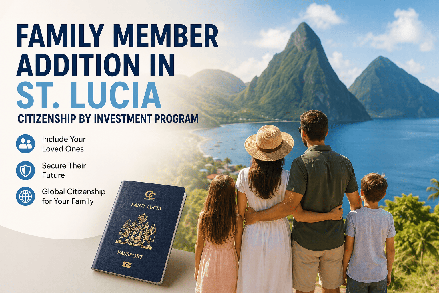 Family Member Addition in St. Lucia Citizenship by Investment Program